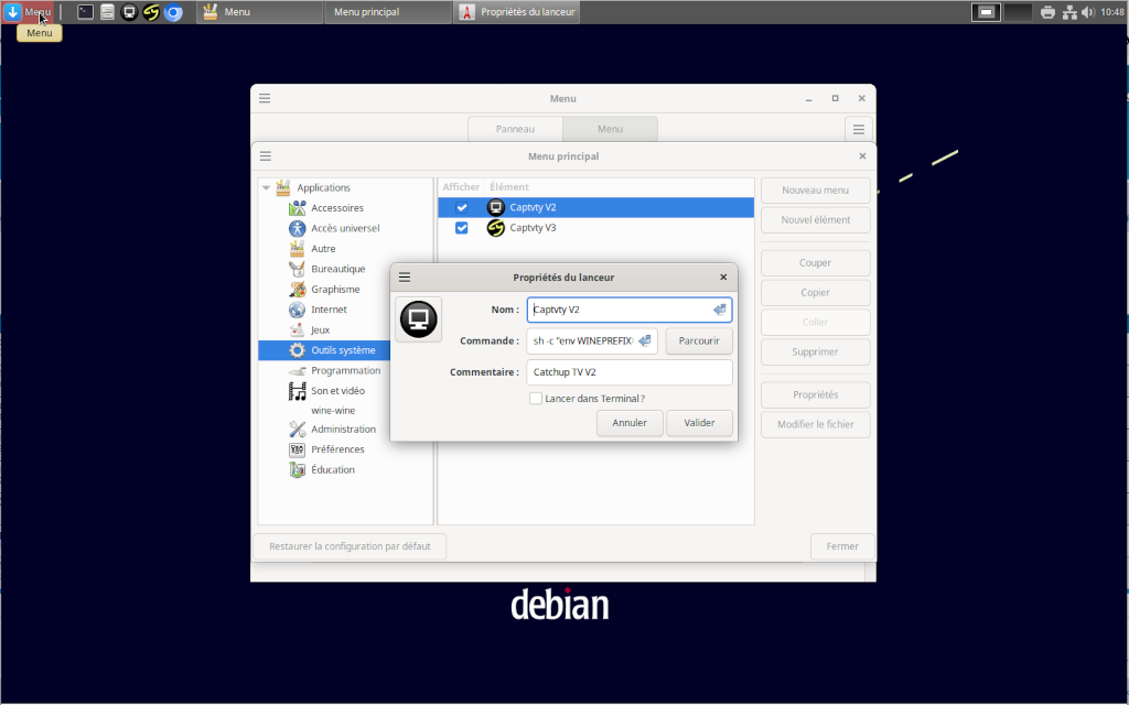 DebianCinnamonCreerUnLanceur.png
